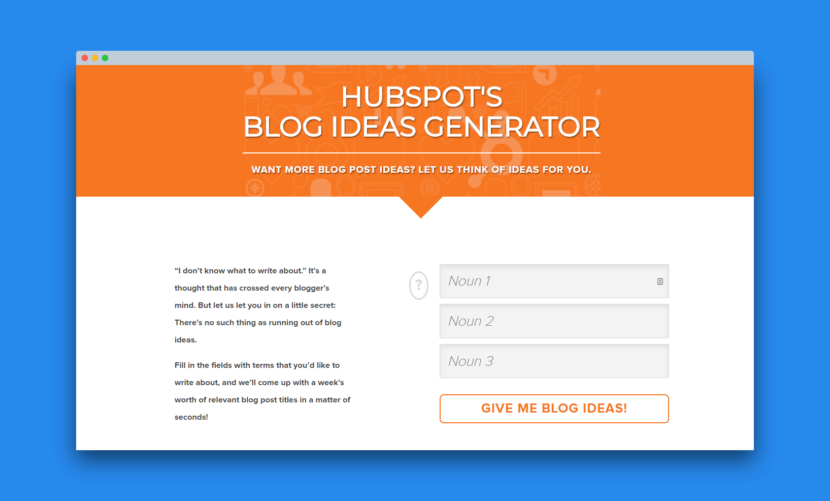 hubspot leads generator